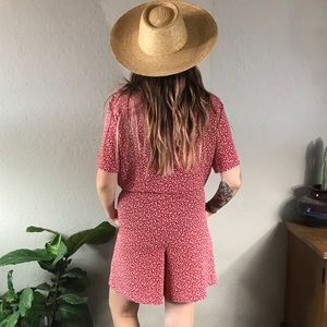 Vintage Pants - Vintage floral romper with pockets Vintage Pants - Vintage floral romper with pockets